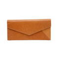 Durham 3 Fold Document Envelope w/ Front Flap - British Tan